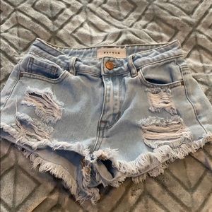 jean shorts